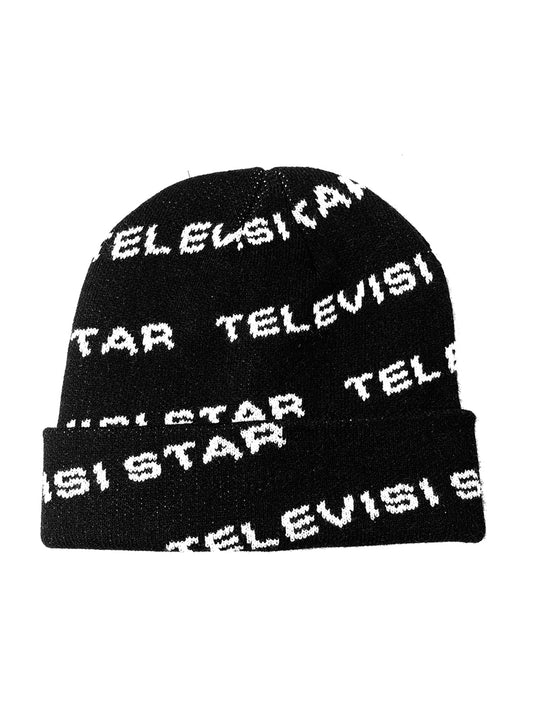 TVS FONT BEANIE - BLACK