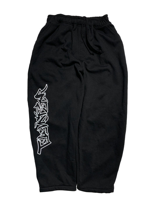 TAGGING 24 - BAGGY OG SWEATPANTS - BLACK