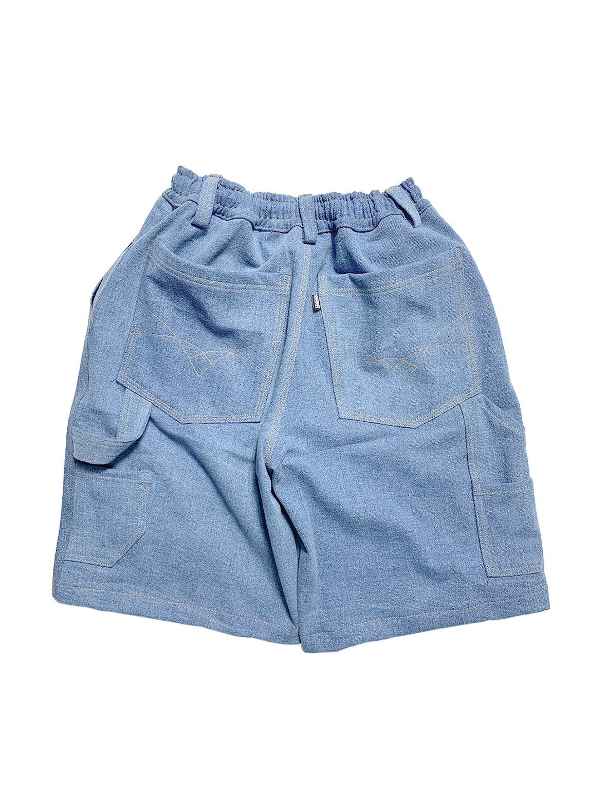 3 VX OUTLINE - BAGGY OG CARPENTER SHORTS - LIGHT BLUE