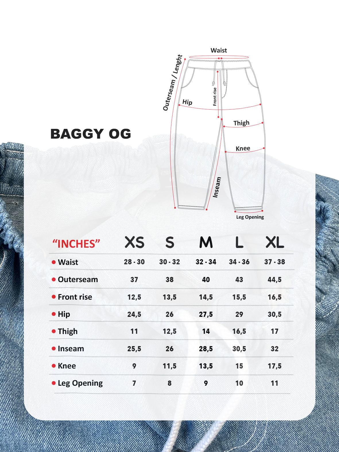 3 VX1000 OUTLINE - BAGGY OG - LIGHT BLUE