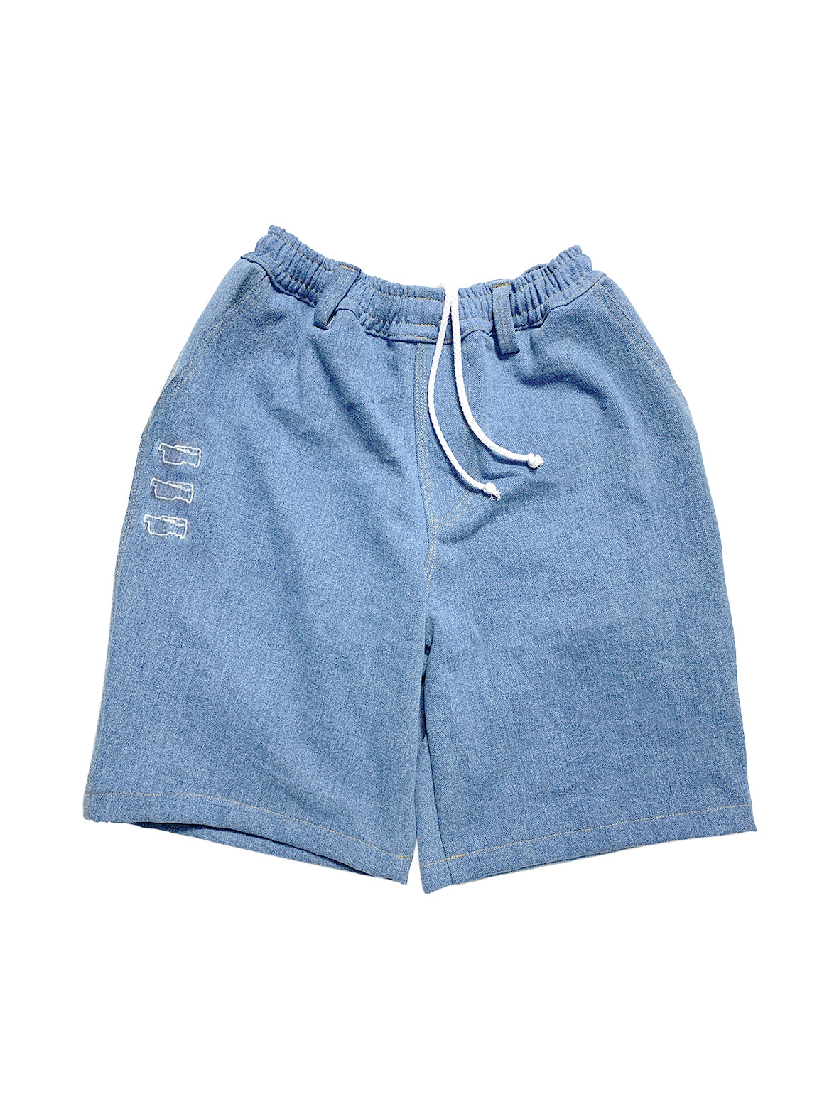 3 VX OUTLINE - BAGGY OG CARPENTER SHORTS - LIGHT BLUE