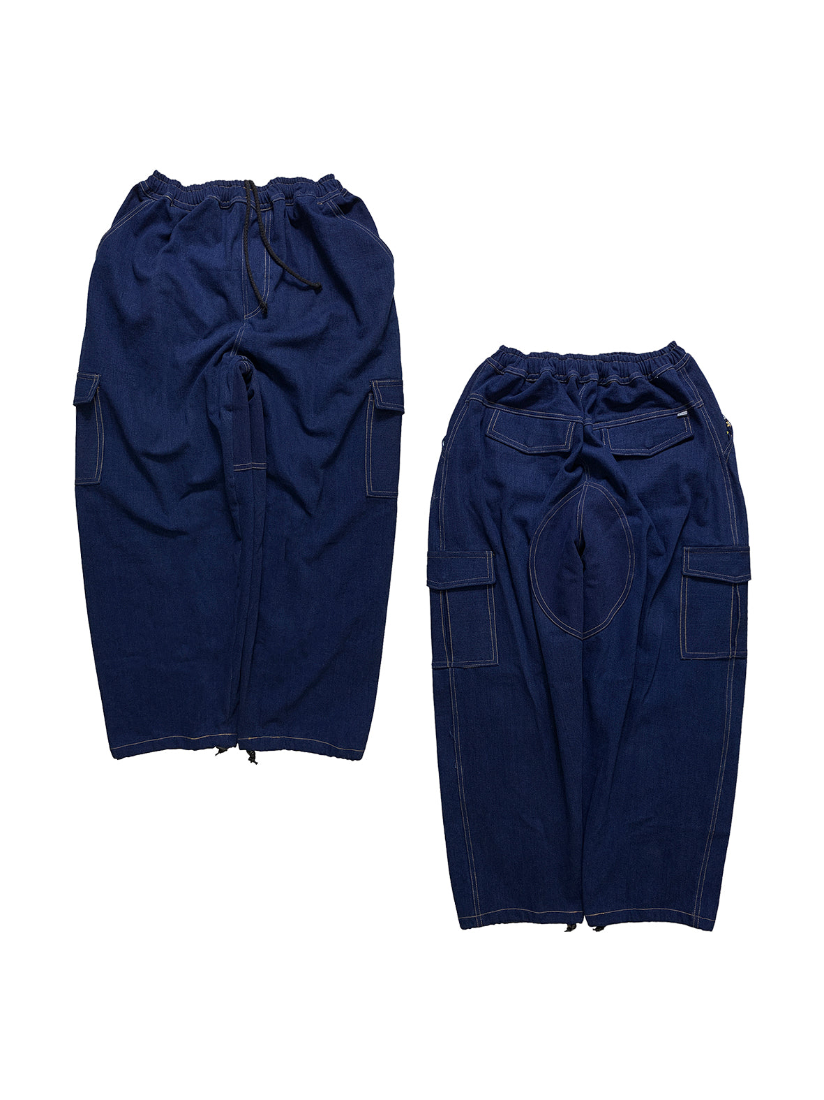 TJ ROGERS - BAGGY OG CARGO PANTS - NAVY BLUE