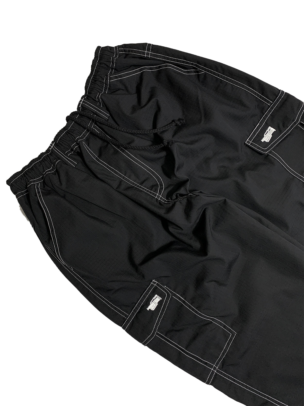 VX1000 - BAGGY OG CARGO PANTS - BLACK RIPSTOP