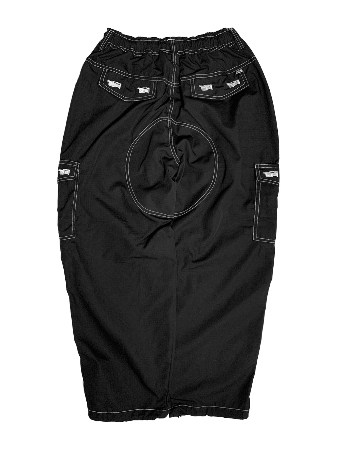 VX1000 - BAGGY OG CARGO PANTS - BLACK RIPSTOP