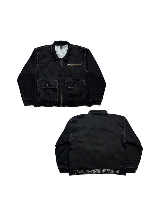 WORLDWIDE WORK JACKET - BLACK